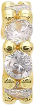 Gold-tone CZ component
