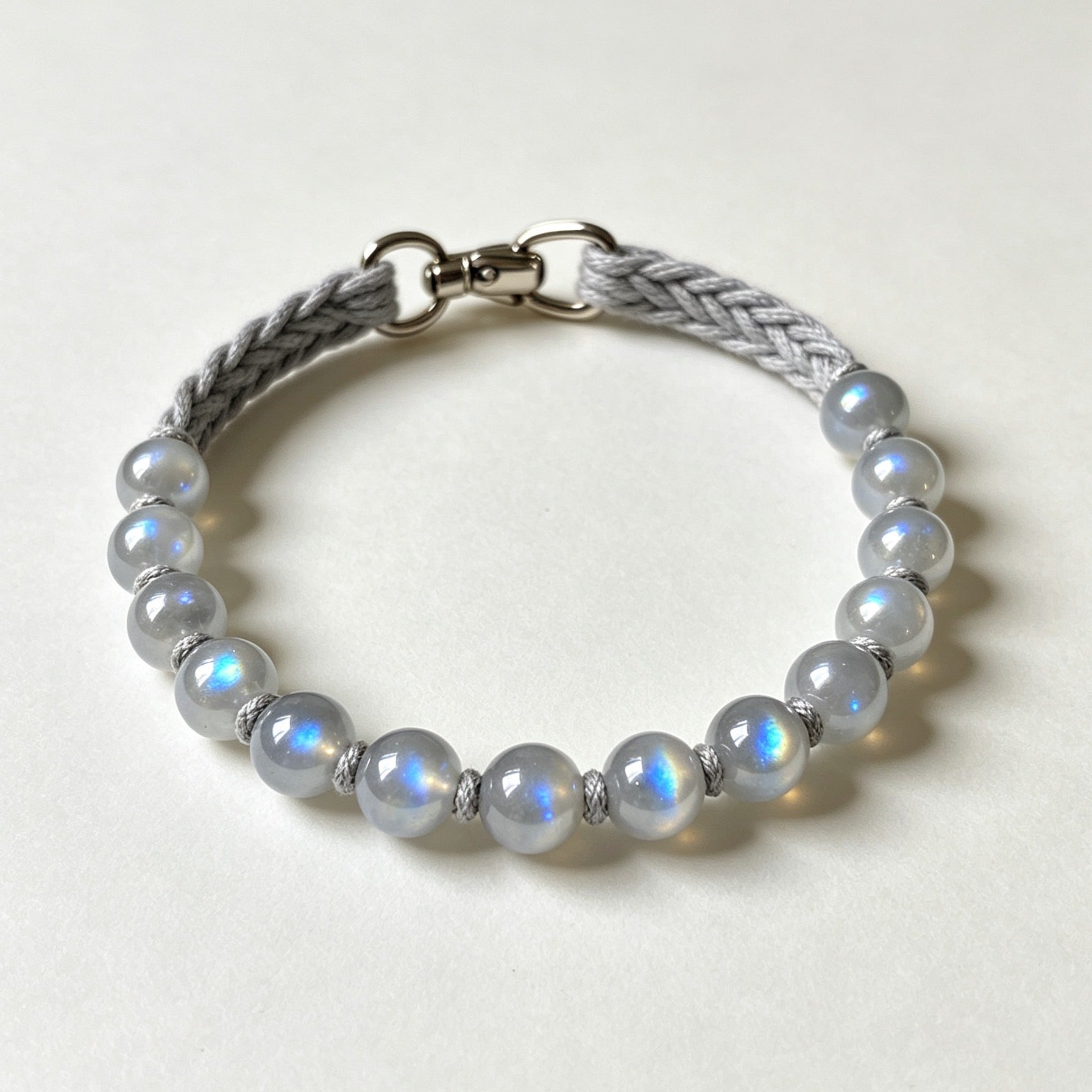 Lunar Energy Moonstone Dog Collar Premium Elegant Jewelry